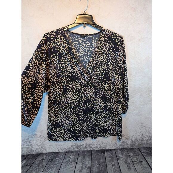 Nine West stretchy silky low cut top size 3x - Picture 1 of 4